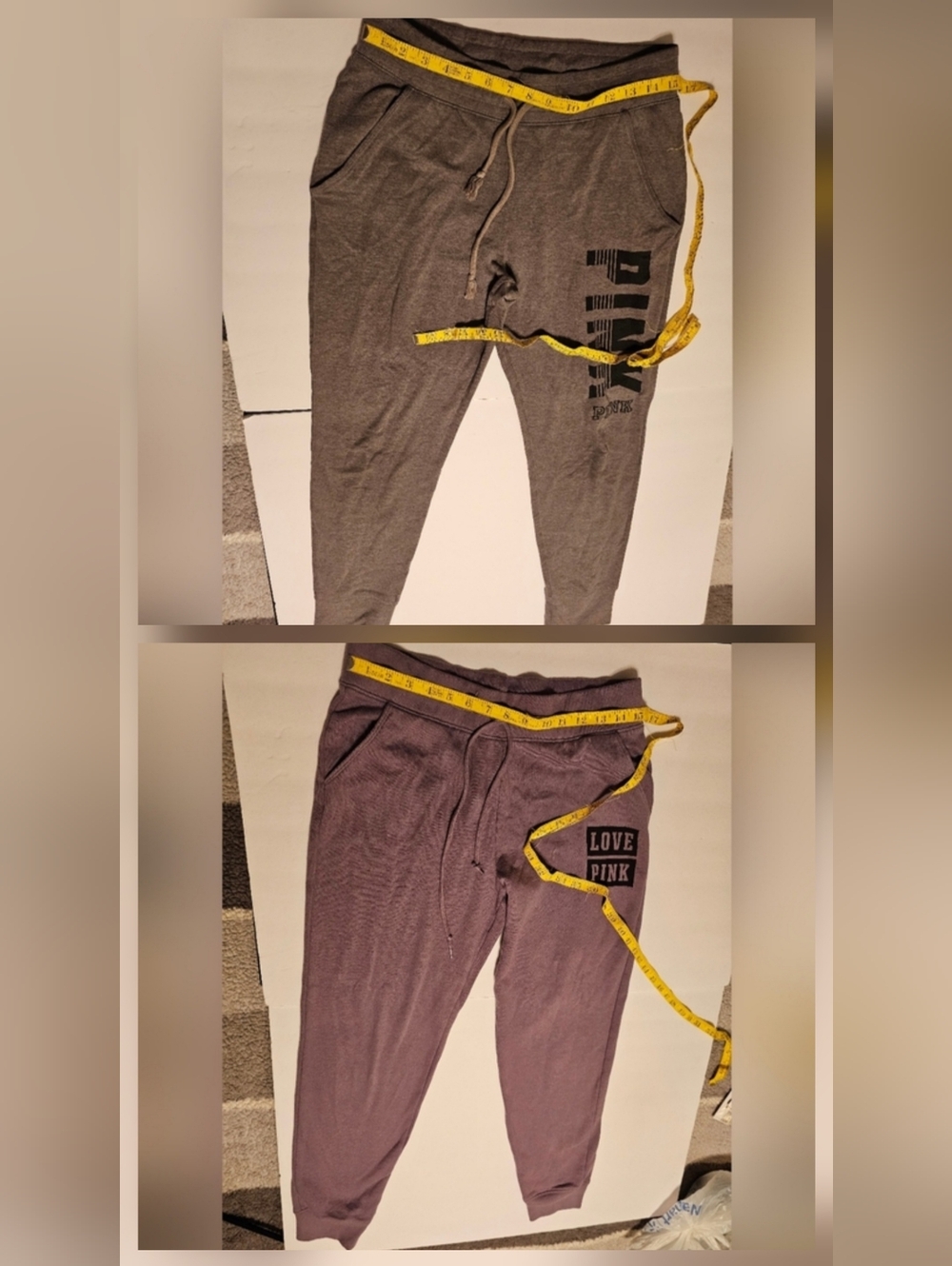 2pr Victoria's Secret PINK Charcoal Sweatpants